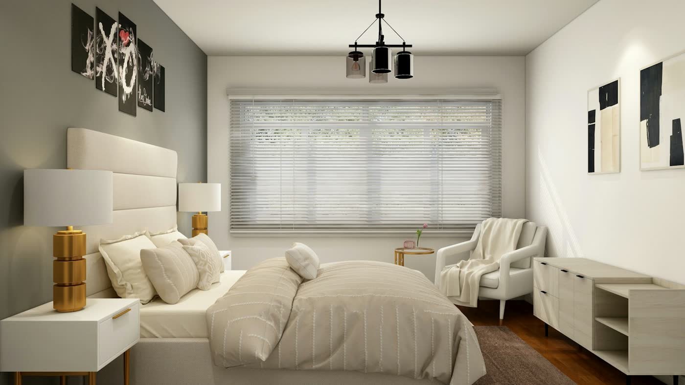 Chambre aux tons doux