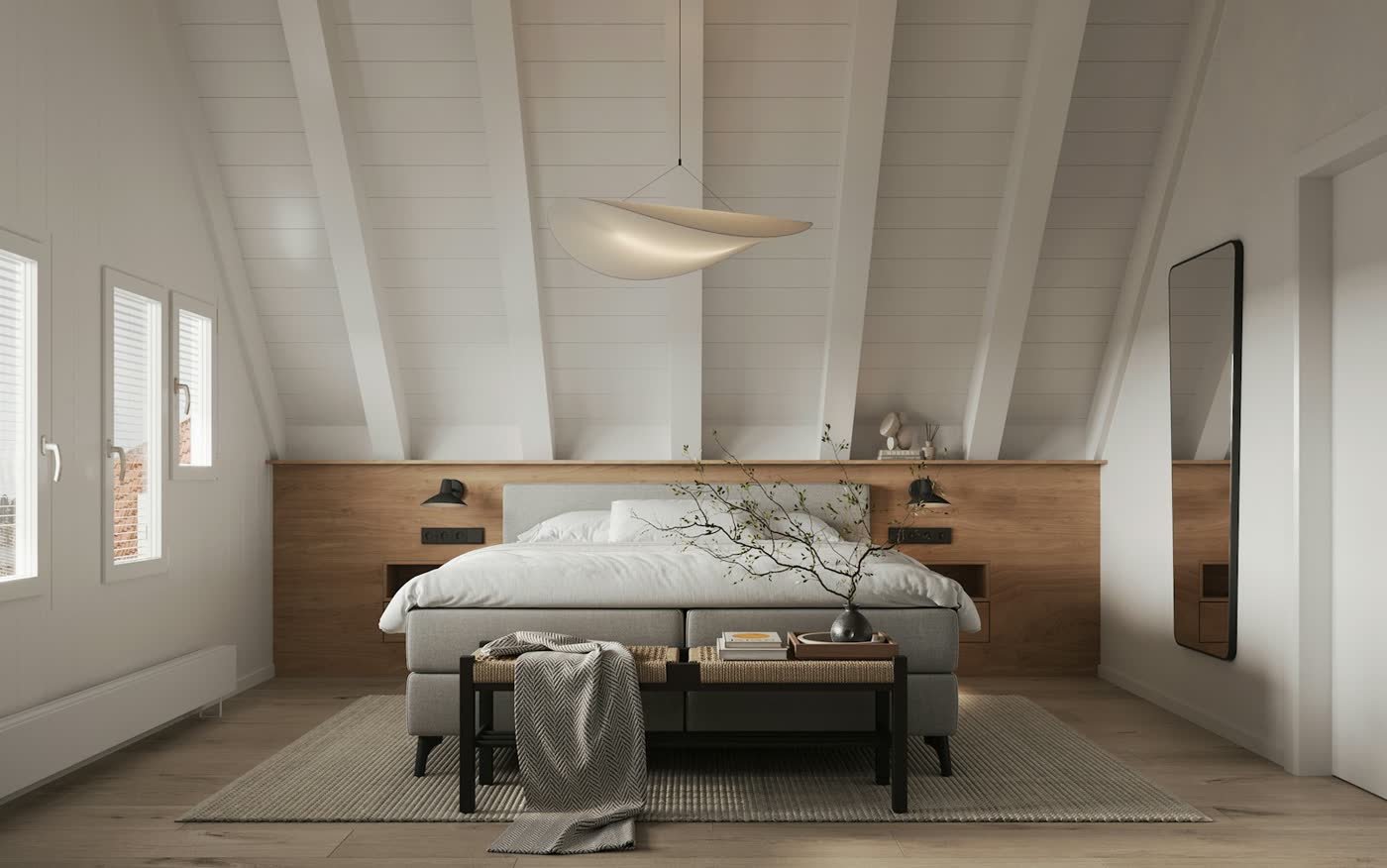 Chambre sous les toits
