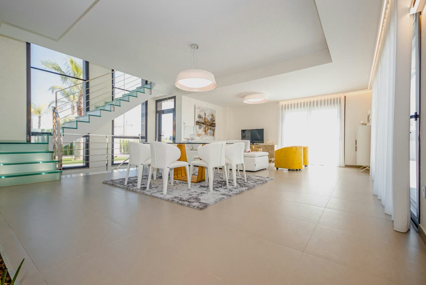 Espace de vie lumineux