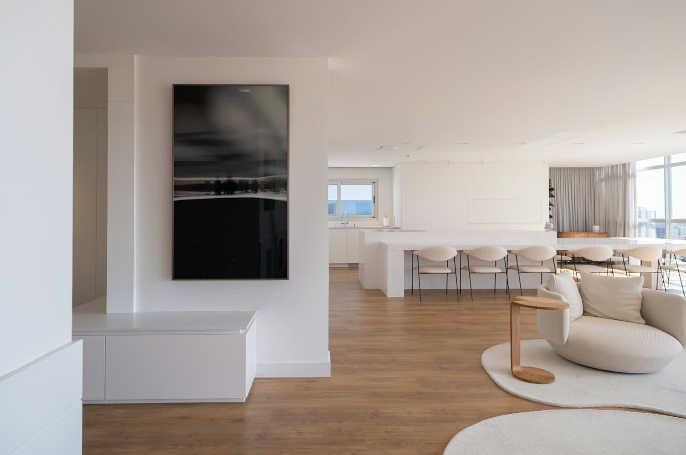 Espace de vie épuré